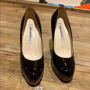 Brian Atwood black patent leather shoes